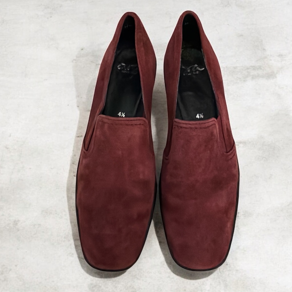 Ara Women’s Suede Elegant Burgundy Loafers